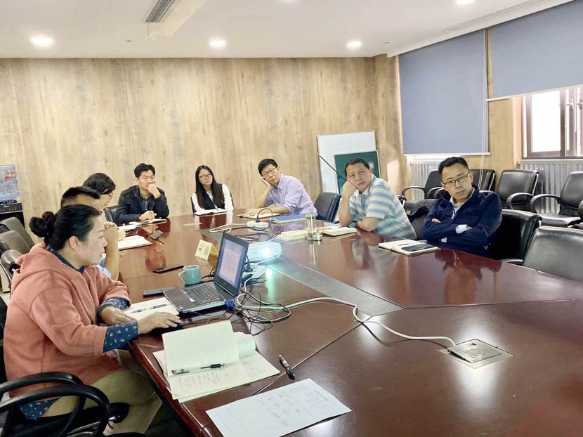 黄金城网站机电党委开展第二批主题教育学习